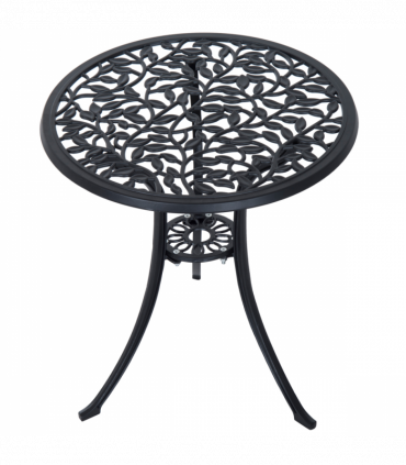 Cast Aluminium 3 Pcs Bistro Set-Black