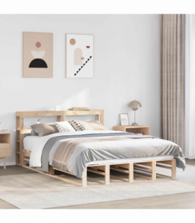 vidaXL Bed Frame without Mattress 160x200 cm Solid Wood Pine