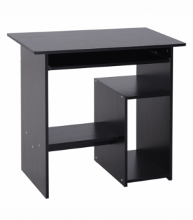 Computer Desk, 73.5H cm-Black, Particleboard, 80L x 45W x 73.5H cm