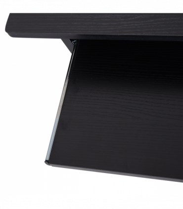 Computer Desk, 73.5H cm-Black, Particleboard, 80L x 45W x 73.5H cm