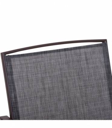 Double Glider Rocking Chairs Garden Table High Back Conversation Duo Set