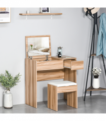 Dressing Table With Padded Stool