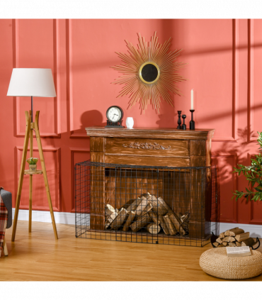 Extendable Fireguard Screen-Black