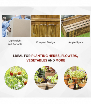 Fir Plant Pot 100Lx 40Wx 30H cm