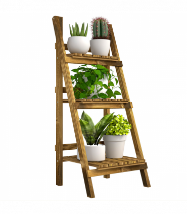 Flower Stand, 40Lx37Wx93H cm, Wood