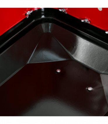 Foldable Charcoal Barbecue Grill W/ Wheels-Red & Black