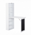Folding Convertible Desk with Blackboard Multi-function Workstation