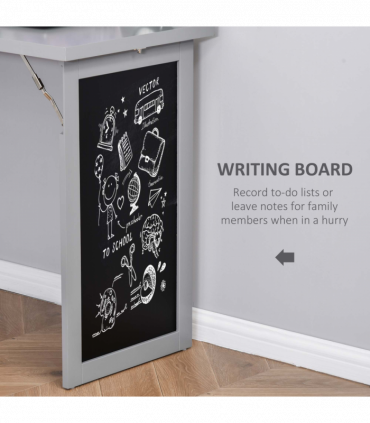 Folding Convertible Desk with Blackboard Multi-function Workstation