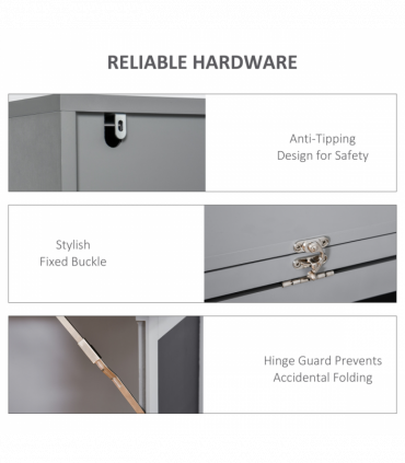 Folding Convertible Desk with Blackboard Multi-function Workstation