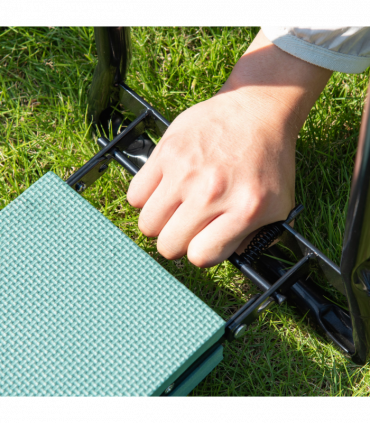 Garden 2 in 1 Kneeler Bench-Green/Black