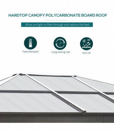 Garden Party Tent Gazebo 3x3.6 m-Brown/Beige