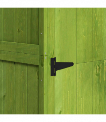 Outsunny Wooden Garden Storage Shed Tool Storage Box, 77 x 54 x 179 cm, Green