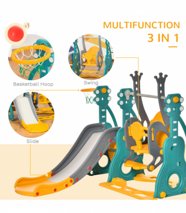 Kids Swing and Slide Set