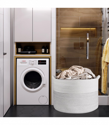 Cotton Rope Laundry Basket