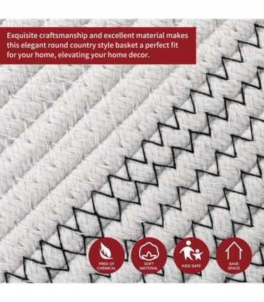 Cotton Rope Laundry Basket