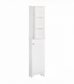 MDF 6-Tier    Tall Bathroom Storage Cabinet White 34cmx20cmx165cm