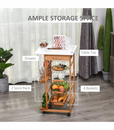 Kitchen Island Trolley