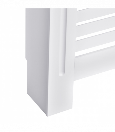 MDF Radiator Cover, 152 cm L-White