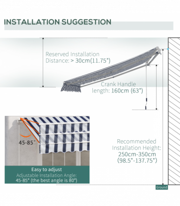 Manual Retractable Awning