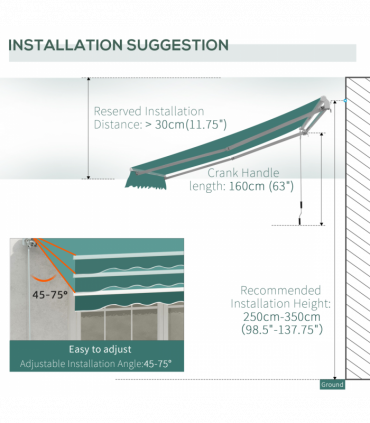 Manual Retractable Awning