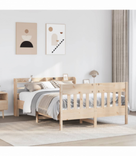 vidaXL Bed Frame without Mattress 160x200 cm Solid Wood Pine
