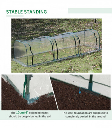 Mini Portable Gardening Flower Plants Greenhouse Warm House