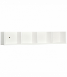 Multi-Media Wooden Shelf-White Home