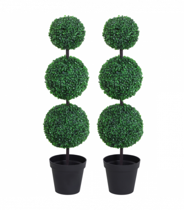 Artificial Boxwood Topiary Trees