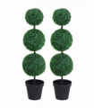 Artificial Boxwood Topiary Trees