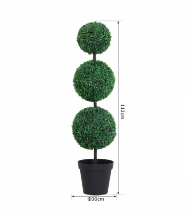 Artificial Boxwood Topiary Trees