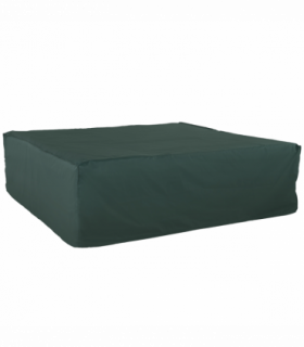 Outdoor Furniture Cover PVC Coated Large Square 600D Waterproof Green