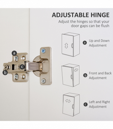 Particle Board 2-Drawer Wardrobe White/Oak