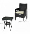 Rattan Bistro Set