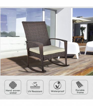 Rattan Rocking Chair