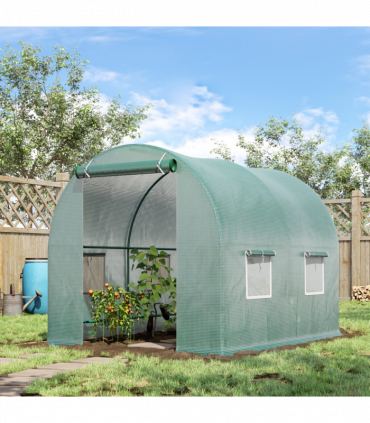 Reinforced Walk in Polytunnel Greenhouse