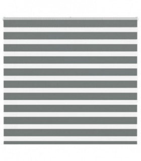 vidaXL Zebra Blind Dark Grey 160x150 cm Fabric Width 155.9 cm Polyester