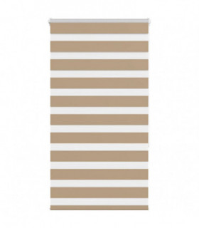 vidaXL Zebra Blind Sand Brown 70x150 cm Fabric Width 65.9 cm Polyester