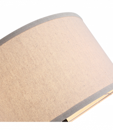 Wood Beige 45cm x 45cm x 152cm Rubber Wood Tripod Floor Lamp Beige
