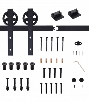 Sliding Barn Door Hardware Kit,6.6 Ft