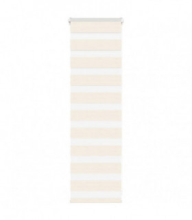 vidaXL Zebra Blind Marble Beige 45x100 cm Fabric Width 40.9 cm Polyester