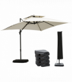 Steel Frame Outdoor Roma Cantilever Umbrella