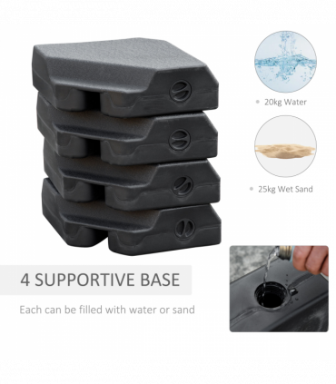 Steel Frame Outdoor Roma Cantilever Umbrella