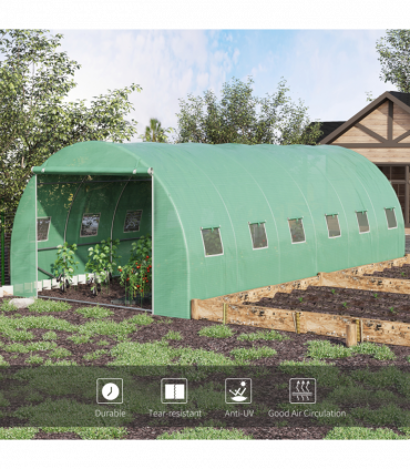 Walk-in Greenhouse, 6 x 3 M-Green