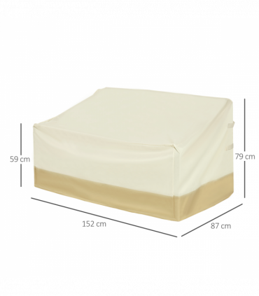 Waterproof Furniture Cover Oxford fabric Beige 152cm x 87cm x 79cm