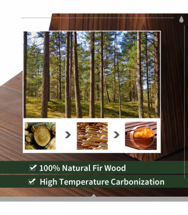 Wooden Water Pump Fountain, 2 Tier-Fir Wood/Steel