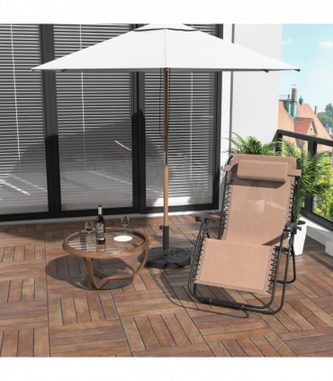 Zero Gravity Chair Adjustable Patio Lounge Chair Recling Seat