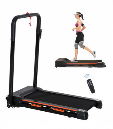 1-6 km/h Folding Motorized Treadmill Walking w/ Remote Stopper Fitness HOMCOM