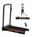 1-6 km/h Folding Motorized Treadmill Walking w/ Remote Stopper Fitness HOMCOM
