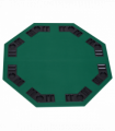 1.2m/48 Inches Foldable Poker Table Top 8 Players Blackjack Chip Trays HOMCOM