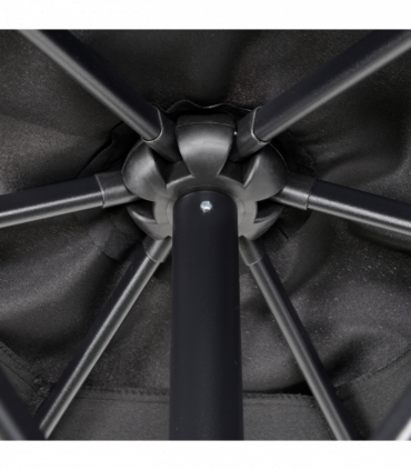 1.96m Parasol Patio Umbrella, Black